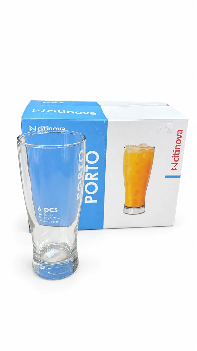 SET VASOS DE CERVEZA PORTO 380 ML