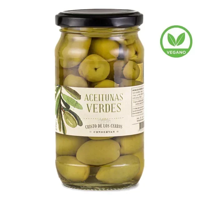 ACEITUNAS VERDES CRISTO DE LOS CERROS 200 GR