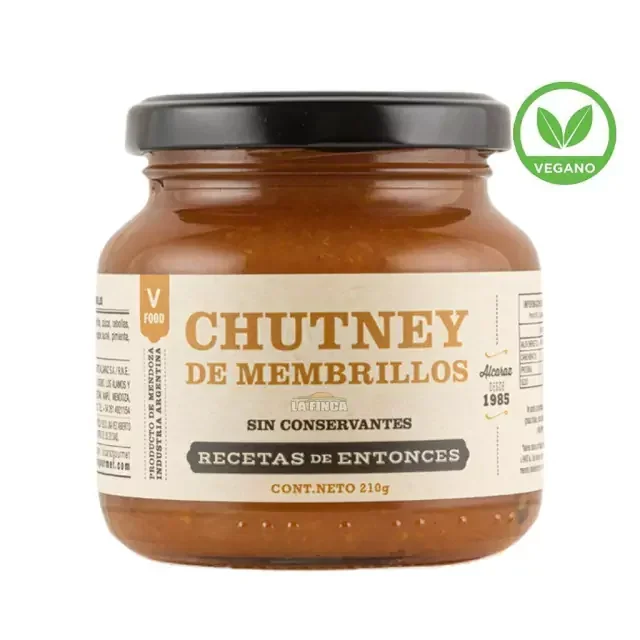 CHUTNEY DE MEMBRILLOS REC. 210 GR