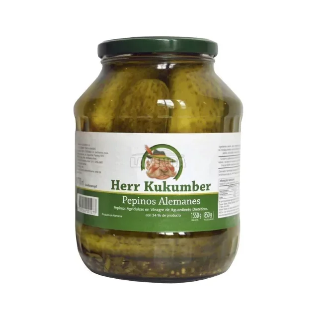 PEPINOS ALEMANES FR. 850 GR.