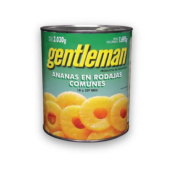 ANANA EN RODAJAS GENTLEMAN 3KG