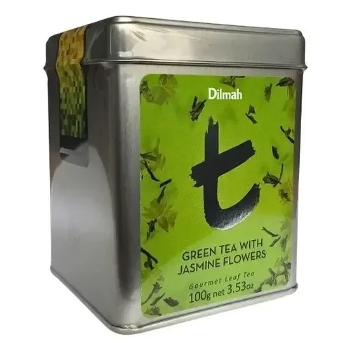 TE DILMAH EXCEPTIONAL GREEN TEA JASMINE LATA 100GR