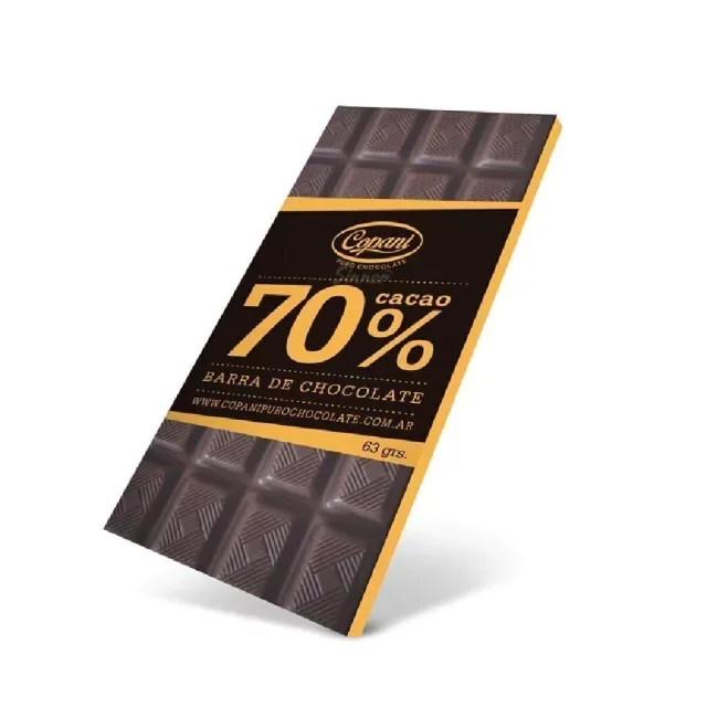TABLETA CHOCOLATE 70% CACAO