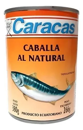 CABALLA AL NATURAL CARACAS 425 GR.