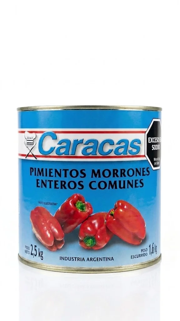 PIMIENTOS MORRONES CARACAS LATA 2500 GR