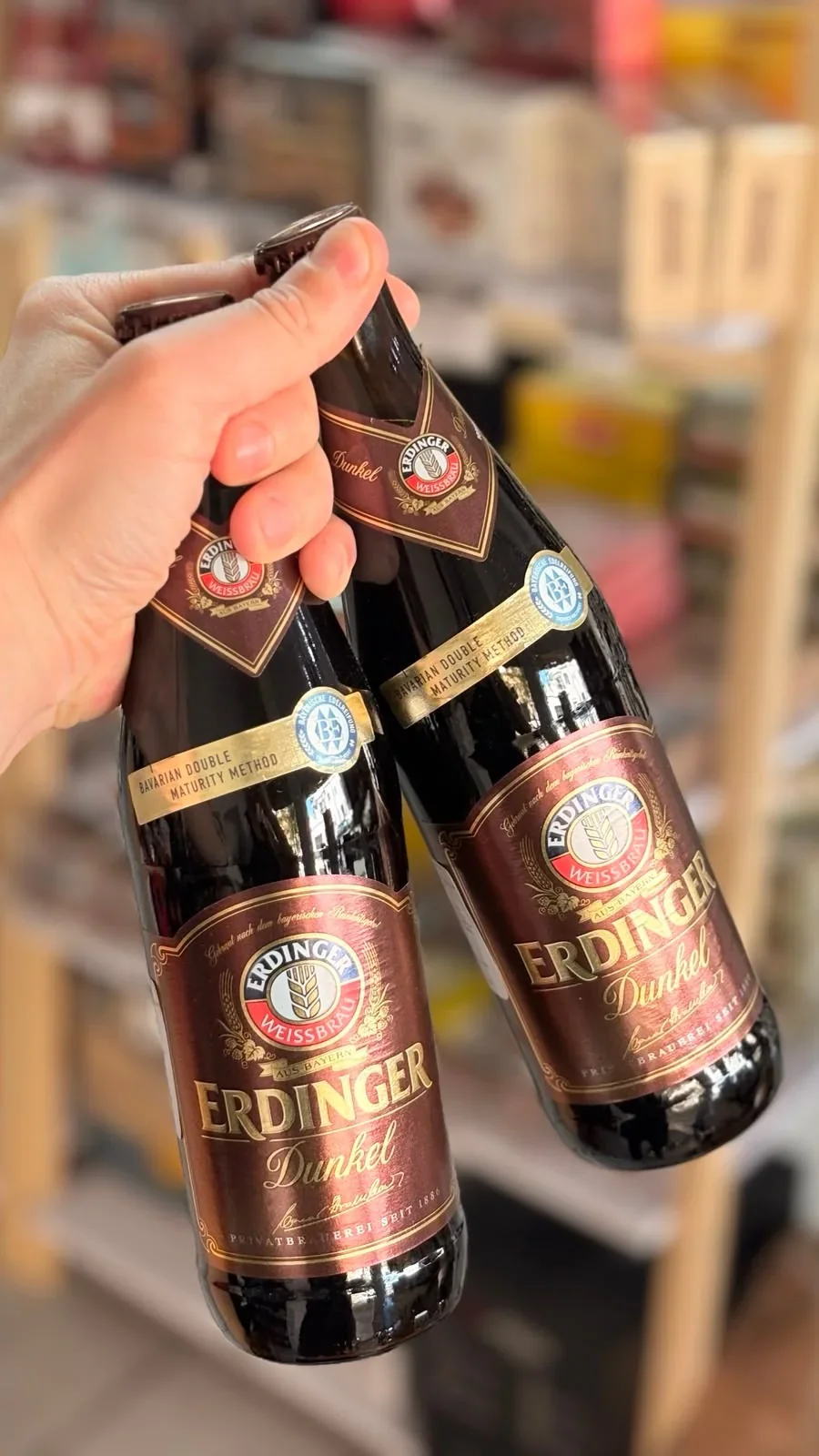CERV ERDINGER DUNKEL NEGRA 500 ML