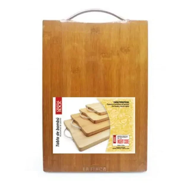 TABLA DE BAMBU CON MANIJA 20 X 30