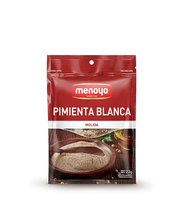 PIMIENTA BLANCA MOLIDA MENOYO 25 GR