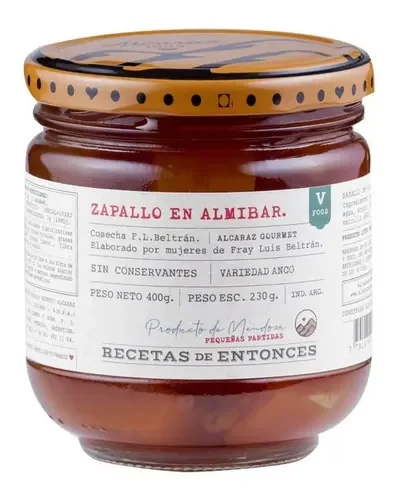 ZAPALLOS EN ALMIBAR RECETAS 400GR