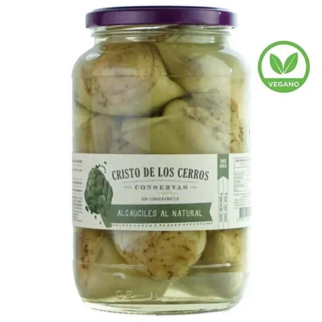 ALCAUCILES AL NATURAL CDLC 400 GR.