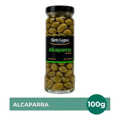 ALCAPARRAS EN VINAGRE SIETE LAGOS 100G