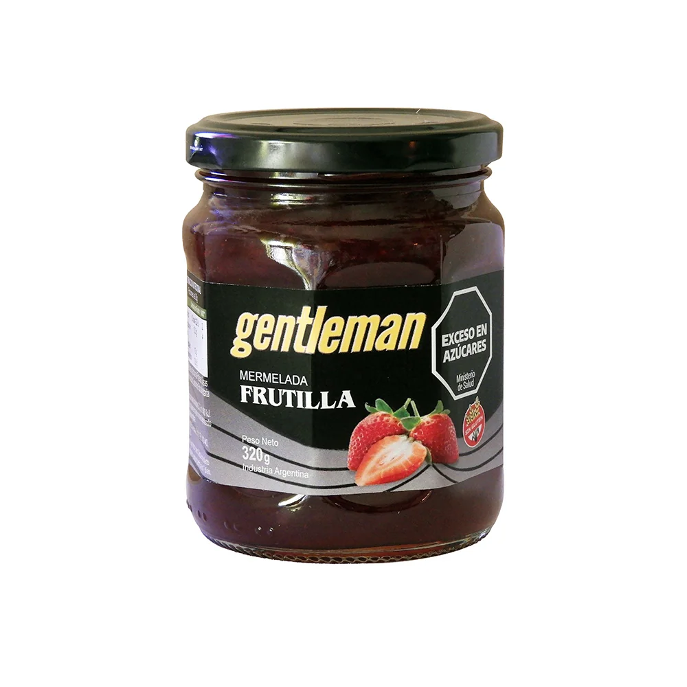 MERMELADA FRUTILLA GENTLEMAN 300GR