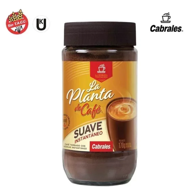 CAFE INSTANTÁNEO LA PLANTA DE CAFÉ - FRASCO 170 G
