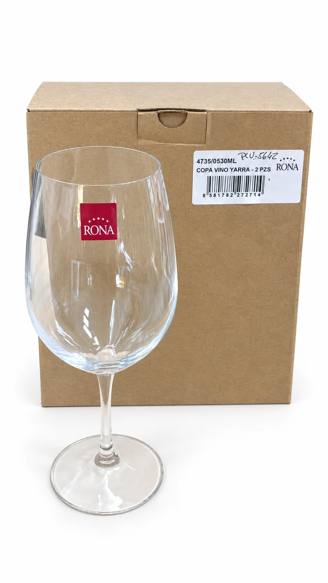 COPAS  VINO 530 ML RONA YARRA 2 UN.