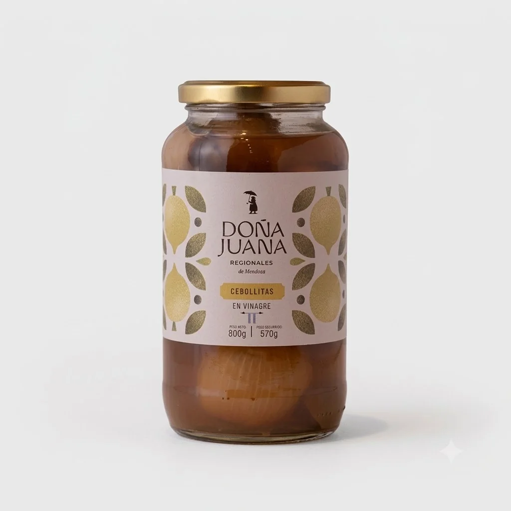 CEBOLLAS EN VINAGRE DOÑA JUANA 800GR