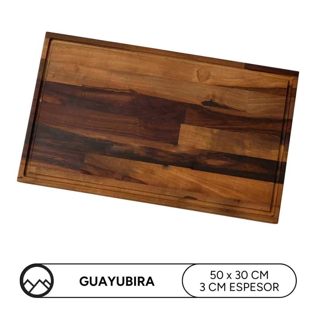 TABLA GUAYUBIRA 30MM 50X30 CM