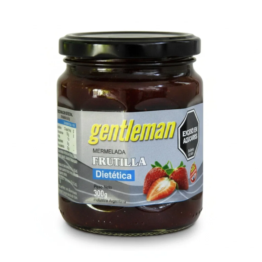 MERMELADA FRUTILLA LIGHT GENTLEMAN 300GR
