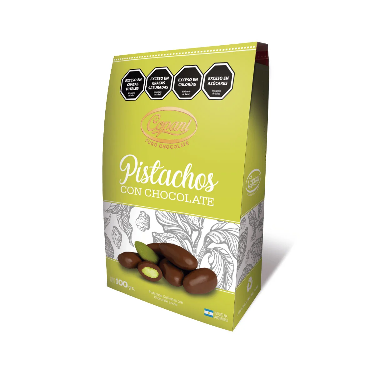 PISTACHOS CON CHOCOLATE EST.100 GR