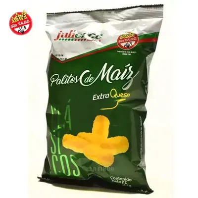 PALITOS DE MAIZ EXTRA QUESO JULICROC 65 GR