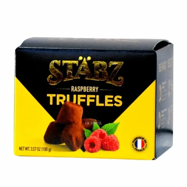 TRUFAS CON FRAMBUESA 100 GR.