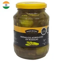 PEPINILLOS EN RODAJAS AGRIDULCES REITZEL 190 GR