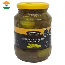 PEPINILLOS EN RODAJAS AGRIDULCES REITZEL 190 GR