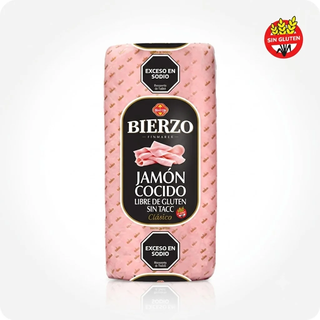 JAMON COCIDO CUADRADO SIN TACC  X  6.8 KG.