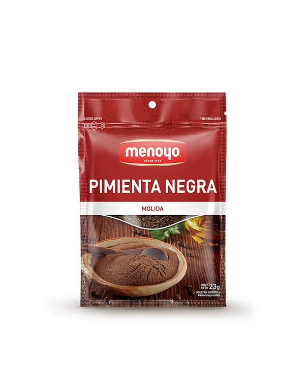 PIMENTA NEGRA MOLIDA  MENOYO 23 GR