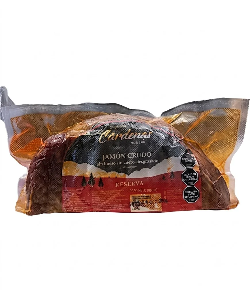JAMON CRUDO SERRANO CON PIMENTON CARDENAS