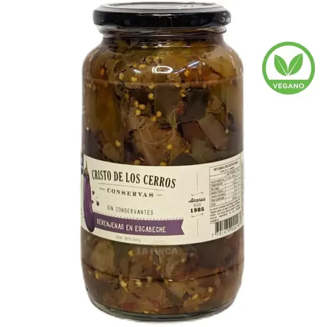 BERENJENAS COND. EN ACEITE RECETAS 400GR