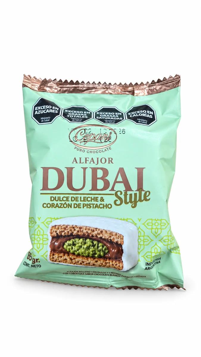 ALFAJOR DUBAI CON PISTACHO