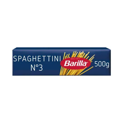 FIDEOS BARILLA SPAGHETTINI N°3  500 GR
