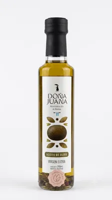 ACEITE DE OLIVA DOÑA JUANA ALBAHACA Y AJO 250ML