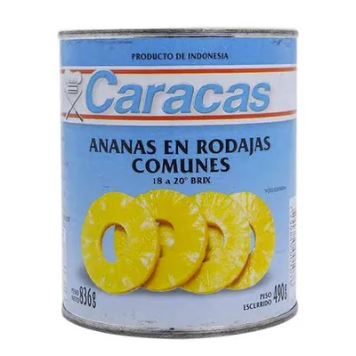 ANANA RODAJAS CARACAS 836 G