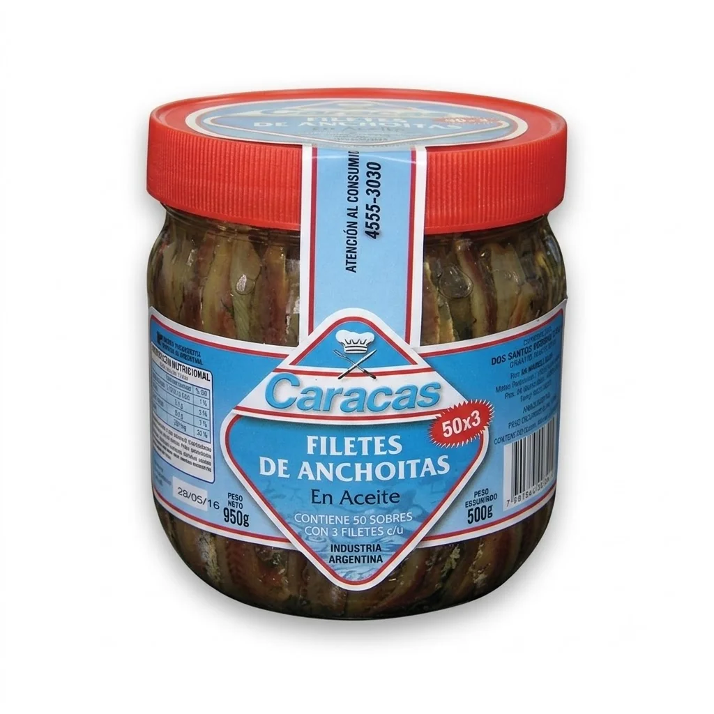 ANCHOA FILETE 50X3 950GR