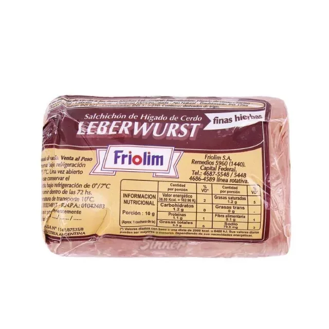 LEBERWURST CON TRUFAS FRIOLIM
