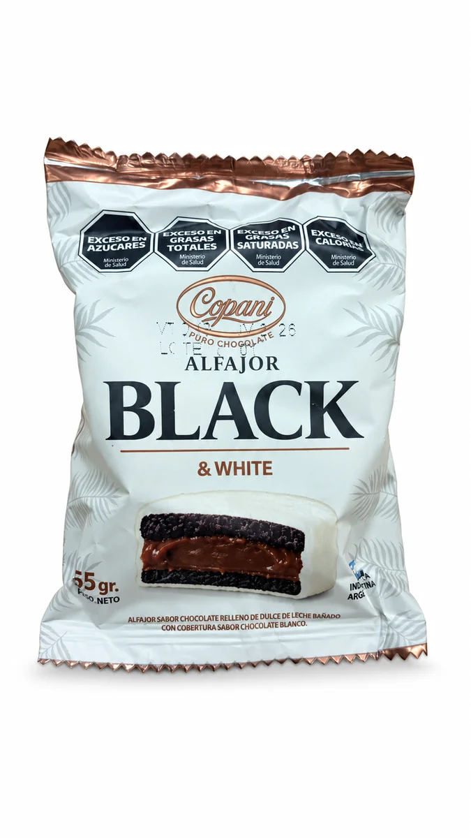 ALFAJOR BLACK WHITE COPANI 65GR