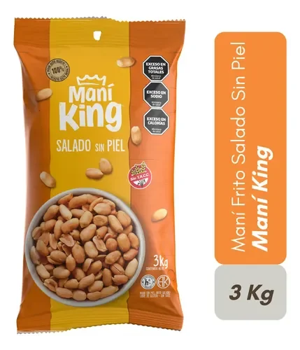 MANI KING SALADO PELADO 3KG