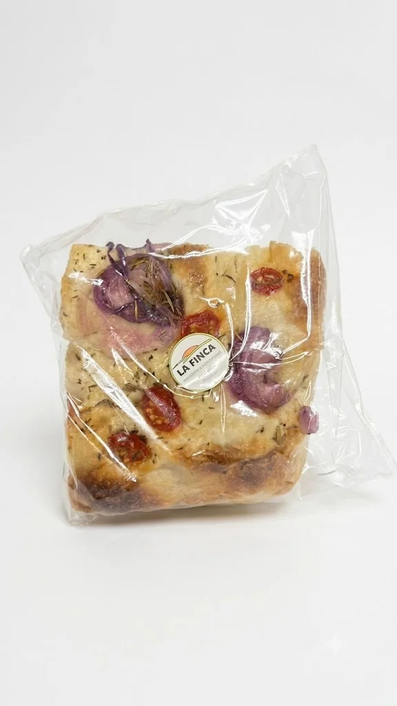 PAN FOCACCIA C/TOPPING MASA MADRE X UNIDAD