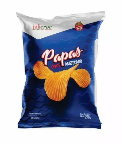 PAPAS FRITAS CORTE AMERICANO JULICROC 270 GR