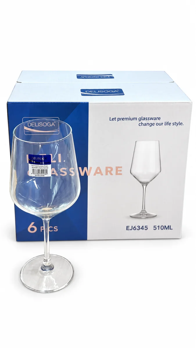 COPAS DEGUSTACION 510 ML X 6 UN. DELISOGA