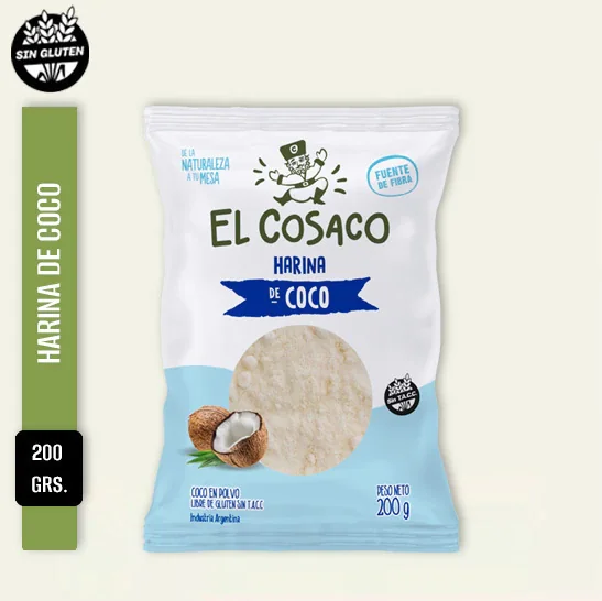 HARINA DE COCO EL COSACO 200 GR