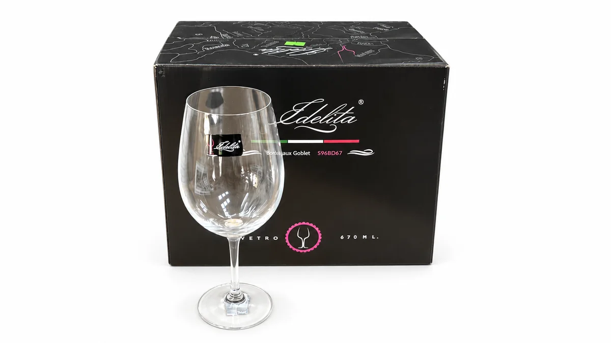 COPAS DEGUSTACION 670 ML EDELITA X 6 UN.
