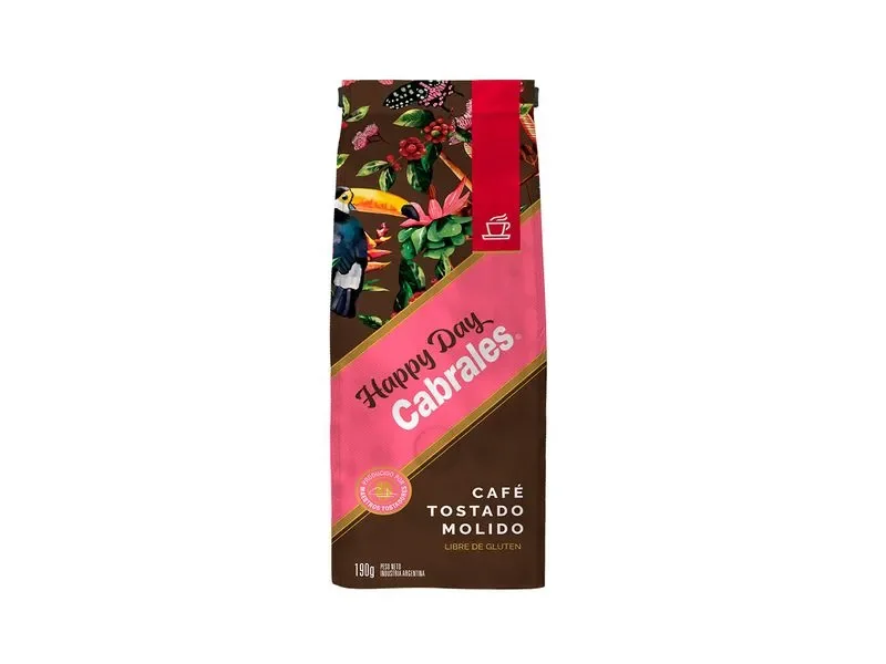 CAFÉ CABRALES HAPPY DAY TOSTADO MOLIDO 190GR