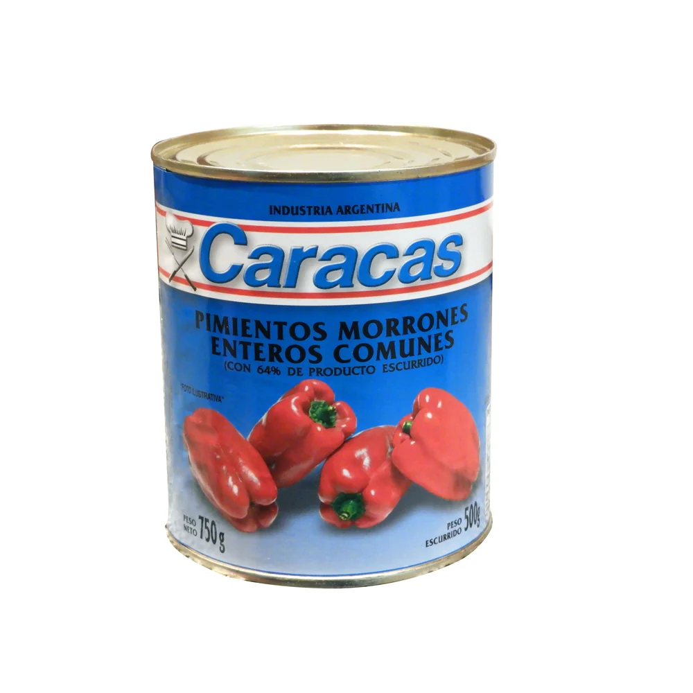PIMIENTOS MORRONES CARACAS LATA 750 GR