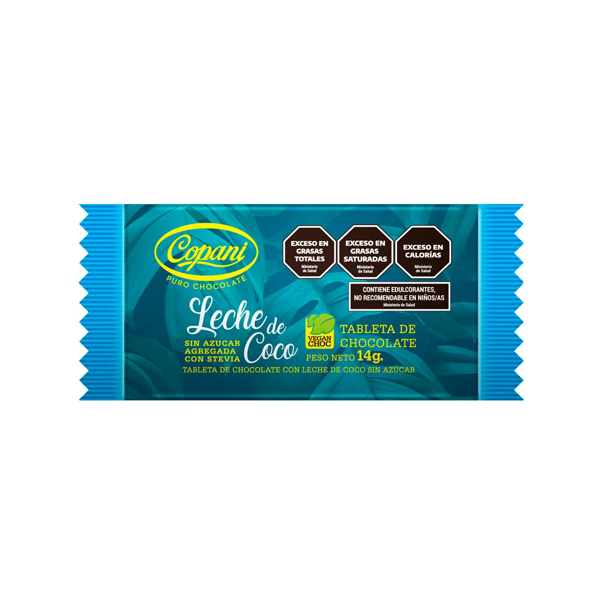 MINI TABLETA CHOC. LECHE DE COCO 14 GR
