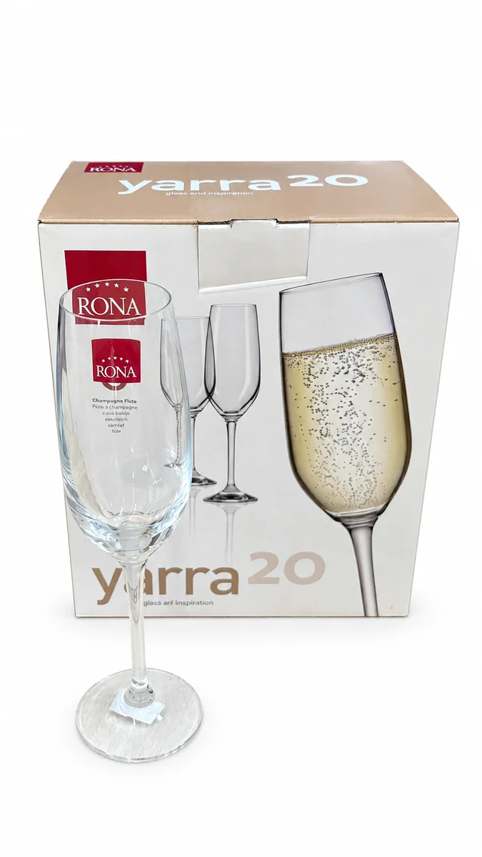 COPAS FLAUTA RONA YARRA 205 ML X 6 UN.