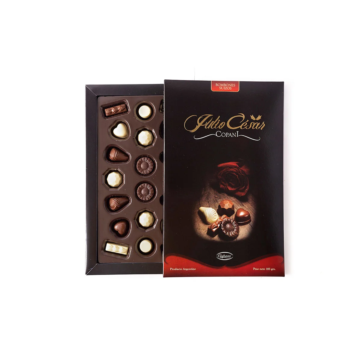 BOMBONES SUIZOS JULIO CESAR 185 GR.