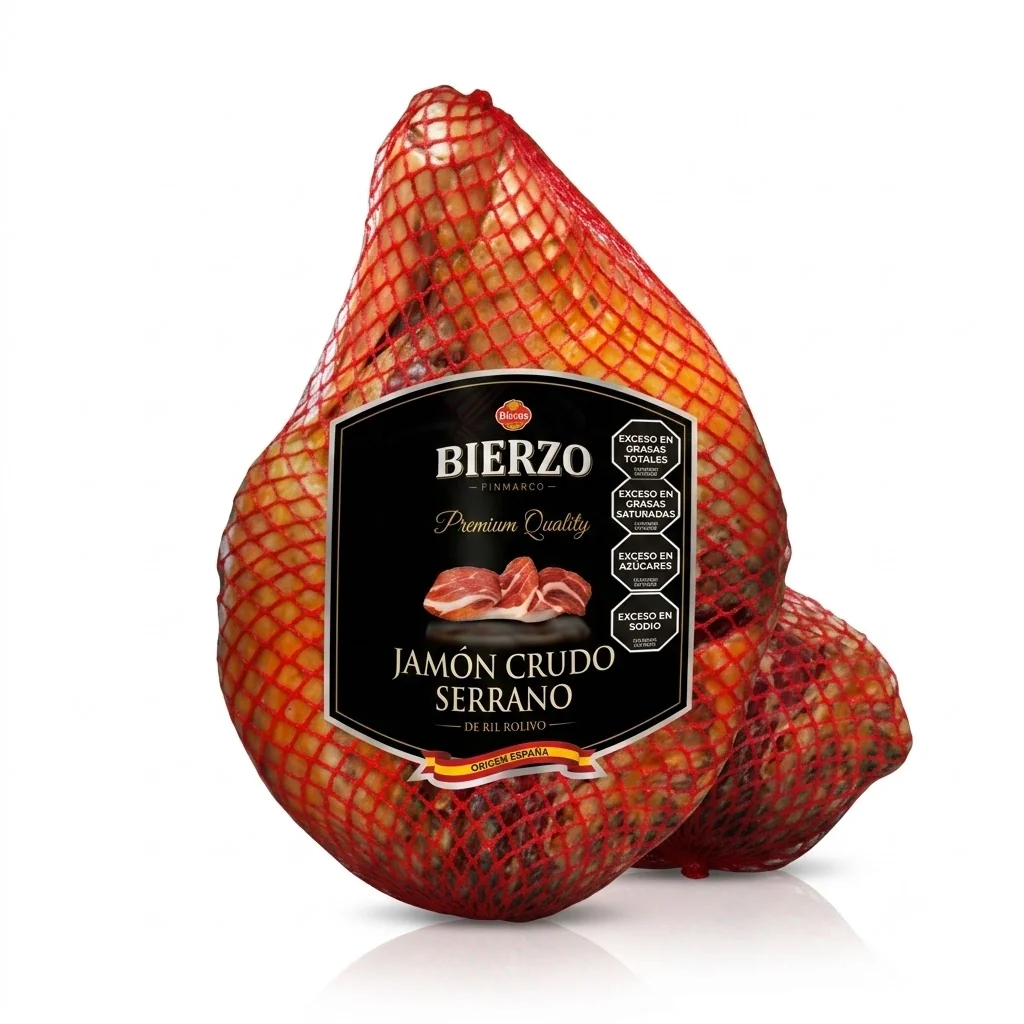 JAMON CRUDO IMP. ESPAÑOL EL BIERZO PATA SIN HUESO