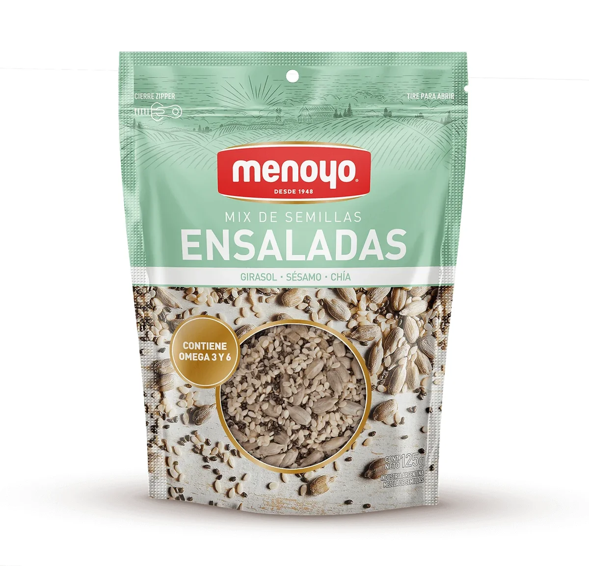 SEMILLAS MIX ENSALADAS MENOYO 125GR
